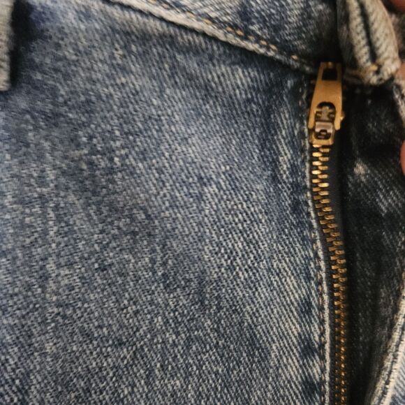 Tommy Hilfiger Boyfriend Jeans Women 6 Cuffed Crop Denim 100% Cotton Y2K - Picture 11 of 13